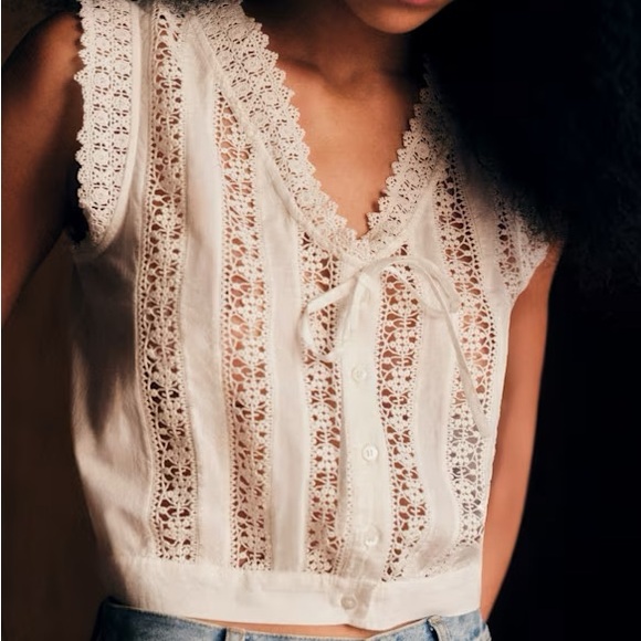 Sezane Tops - Sezane Loanne Blouse 40/8